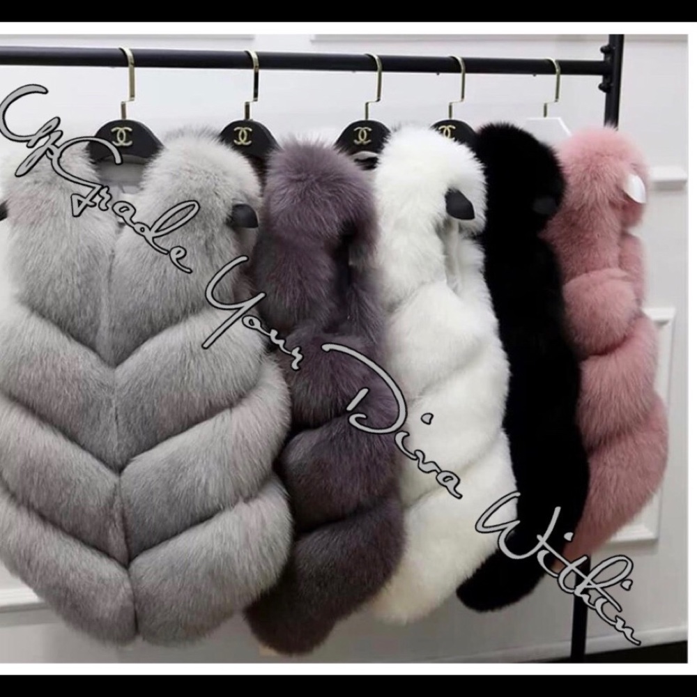 NWOT PINK Womans Faux Fur Vest